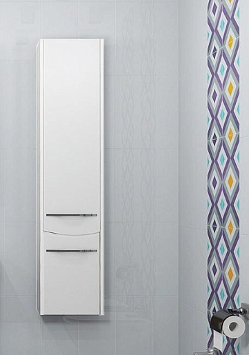 Акватон Пенал для ванной "Инфинити 35" L белый – фото-1