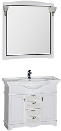 Aquanet Мебель для ванной "Луис 100" белая (173195) – фотография-1