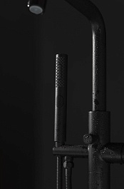 Allen Brau Смеситель для ванны Priority 5.31008-31 (с внутренней частью) черный матовый – фотография-8