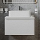 Mixline Мебель для ванной Виктория 60 L подвесная белая софт – фотография-23