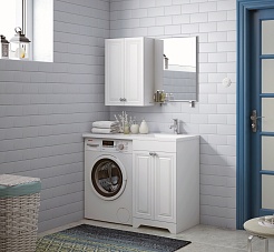 Corozo Тумба под раковину Леон 50 белая – фотография-8