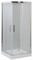 Aquanet  Душевой уголок "Delta Cube NPE1142" 100x100, прозрачное стекло