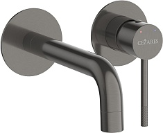 Cezares Смеситель для раковины чаши Relax RELAX-BLI2-1-GM-W0 встраиваемый оружейная сталь
