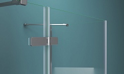 BelBagno Душевой уголок Kraft 90/100 KRAFT-AH-12-90/100-C-Cr-L стекло прозрачное – фотография-3