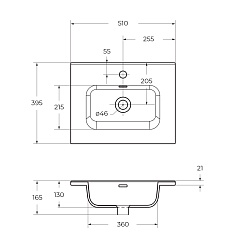 BelBagno Тумба с раковиной Kraft 39-50 подвесная Бежевый матовый с раковиной BB500/390ETL – фотография-3