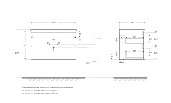 BelBagno Тумба с раковиной Kraft 80 подвесная Еловый матовый – фотография-4