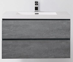 BelBagno Тумба с раковиной LUCE 900 Stucco Cemento