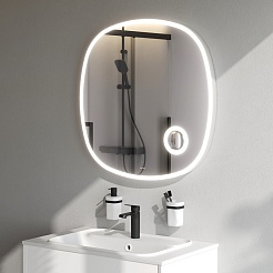 Am.Pm Зеркало Func 80 с подсветкой и увеличительным зеркальцем – фотография-6