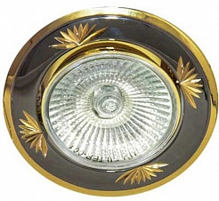 Feron Встраиваемый светильник DL246 черный металлик-золото – фотография-1