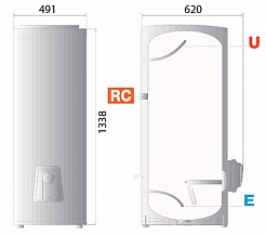 Ariston Водонагреватель накопительный Platinum SI 150 M – фотография-2