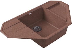 Dr. Gans Мойка кухонная Крона 910 угловая терракота – фотография-2
