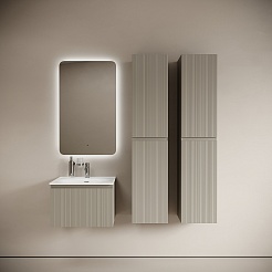 Sancos Мебель для ванной Code 60 серая платина – фотография-3