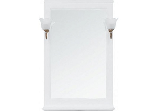 Aquanet Зеркало Aquanet Валенса NEW 65 белый – фотография-2