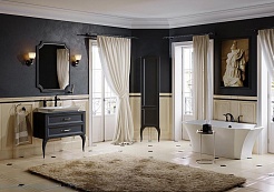 Aqwella Мебель для ванной LaDonna 85 черный матовый – фотография-11