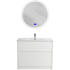 BelBagno Тумба под раковину Kraft 100 напольная Bianco Opaco – фотография-4