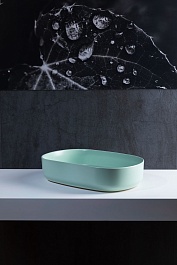 Allen Brau Мебельная накладная раковина Fantasy 55 4.11022.MT мятный – фотография-4