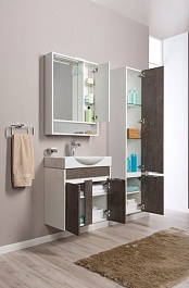 Aquanet Пенал для ванной "Коста 35" дуб антик – фотография-4