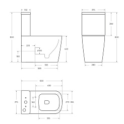 BelBagno Чаша для унитаза подвесного Albano BB120CPR – фотография-5