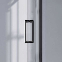 Vincea Душевой уголок Como-N 140x80 VSR-4CN8014CLB профиль черный стекло прозрачное – фотография-5