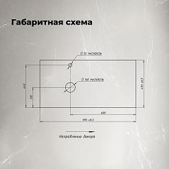 Aquanet Столешница Nova Lite 2.0 100 L графит  – фотография-4