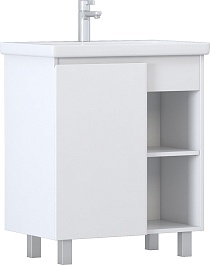 Vigo Тумба под раковину Milos 700-1-0 белая матовая – фотография-1