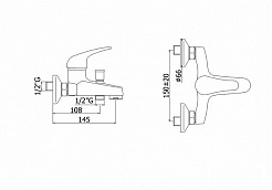 Paffoni Смеситель для ванны с душем Apollo APM022CR – фотография-2