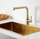 Frap Смеситель для кухни F6096-3 золотой сатин – фотография-7