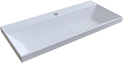 Velvex Тумба с раковиной Mondi 800-0-2 подвесная акация темная – фотография-8