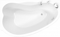 BellSan Акриловая ванна Дарина 165x110 R с гидромассажем