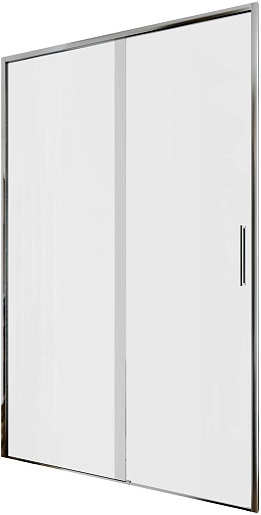 Aquanet Душевая дверь в нишу Pleasure Evo 120 AE65-N120-CT профиль хром стекло прозрачное – фотография-2