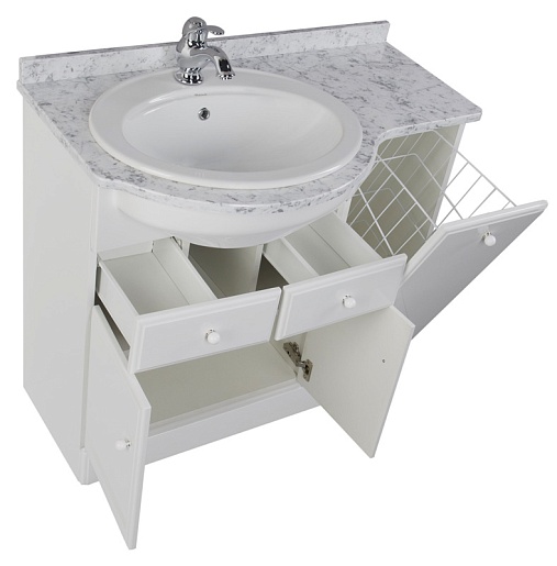 Aquanet Комплект Мебели "Марсель 90" L с б/к (161156) – картинка-11