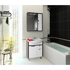 Водолей Комплект мебели Клаудия 65 R белый/венге – фотография-5