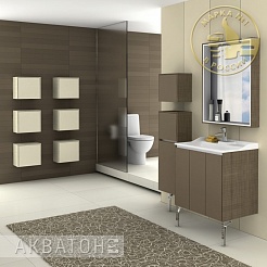 Акватон Мебель для ванной "Фабиа 65" корица – фотография-5