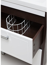 Runo Тумба с раковиной Гранада 60 венге/белый – фотография-7