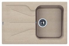 Florentina Мойка гранитная Гаттинара 780 с крылом песочный