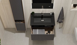 Jorno Тумба под раковину Tossony 70 дуб самдал/антрацит Toss.01.70/P/DS-A/JR – фотография-2