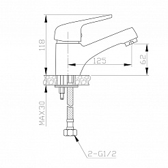 Raiber Смеситель для раковины R0080 – фотография-2