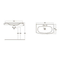 Owl 1975 Тумба с раковиной Gotland 90 2 ящика – фотография-7