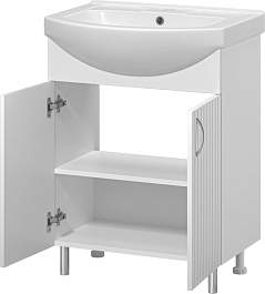 Misty Тумба под раковину Изео 65 белая – фотография-4