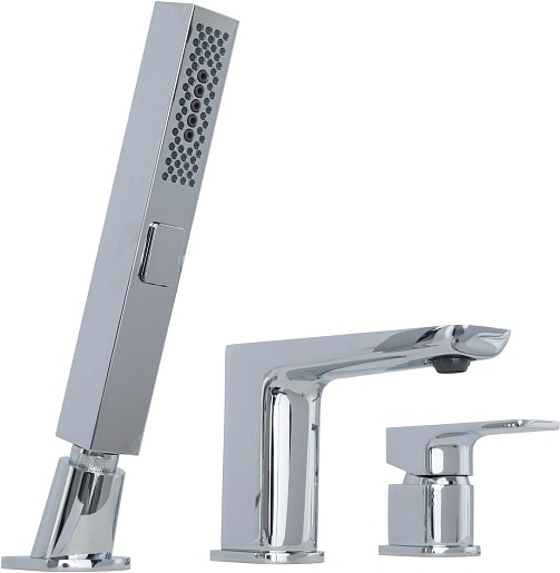 Allen Brau Смеситель на борт ванны Infinity 5.21008-00 (с внутренней частью) хром – картинка-7