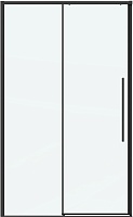 Grossman Душевая дверь в нишу Galaxy 110x195 профиль черный матовый стекло прозрачное