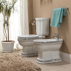 Creavit Чаша для унитаза Klasik KL310.000X0 с биде – фотография-2