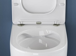 Ceramicanova Подвесной унитаз Moments Rimless CN3003 белый – фотография-7