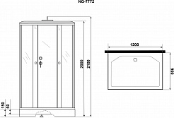 Niagara Душевая кабина Luxe NG-7772QW – фотография-5