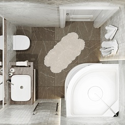 Triton Душевая кабина Стандарт 90/90 А с полочкой Щ0000061842 – фотография-6