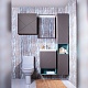 Бриклаер Мебель для ванной Кристалл 50 с нишей – фотография-19