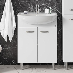 Onika Мебель для ванной Коралл 60 белая – фотография-7