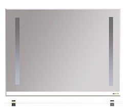 Misty Зеркало для ванной Джулия 120 белое White – фотография-1