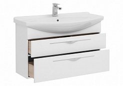 Aquanet Мебель для ванной Ирвин 120 белая – фотография-6