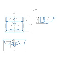 Mixline Умывальник Фостер 50 – фотография-2